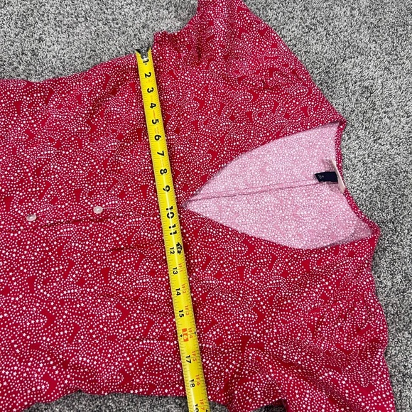 Universal Thread Red Linen Blend Stars Paisley Mini A Line Dress Size Medium - Picture 10 of 13